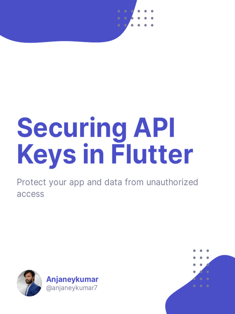 Securing API Keys in Flutter | PDF