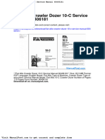 Fiat Allis Crawler Dozer 10 C Service Manual 60406181