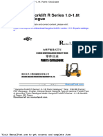 Hangcha Forklift R Series 1 0 1 8t Parts Catalogue