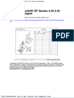 Hangcha Forklift XF Series 3 0t 3 5t Parts Catalogue