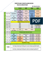 Jadwal Semester Ganjil Tahun Pelajaran 2023