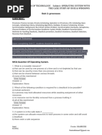 MCQ BCA 2 Year Unit-2 Operating System.