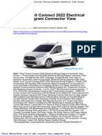 Ford Transit Connect 2022 Electrical Wiring Diagram Connector View Pinout