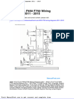 Ford Truck f650 f750 Wiring Diagrams 2011 2015