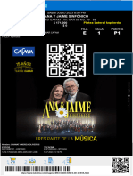 Ticket ANA Y JAIME SINFONICO - 08 07 23 FIRSTNAME - PLACEHOLDER LASTNAME - PLACEHOLDER