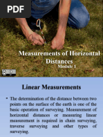 Module 1 - Measurement of Horizontal Distances