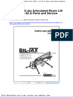 Haulotte Bil Jax Articulated Boom Lift 4527a 157 82 A Parts and Service Manual