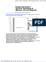 Hitachi Hydraulic Excavator Zx210x 210lcx 6 Technical Workshop Manual Circuit Diagram