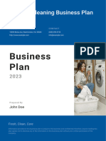 Dry Cleaning Business Plan