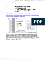 Hitachi Hydraulic Excavator Zx360h 5a Zx360k 5a Isuzu6hk1 Xksa01 Engine Parts Catalog Enjp