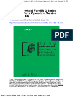 Heli Three Wheel Forklift G Series 1 25t 1 5t Parts Operation Service Manual ZH en