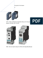 Các dòng sản phẩm Relay giám sát của siemens