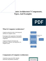 What Is Computer Architecture - Components, Types, and Examples