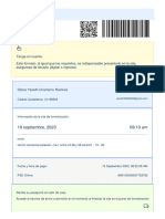 19 Septiembre, 2023 09:10 Am: Cita de Formalización