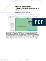 Hitachi Hydraulic Excavator Zx470h Gi Series Technical Manual Workshop Manual