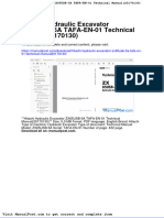 Hitachi Hydraulic Excavator Zx65usb 5a Tafa en 01 Technical Manual20170130