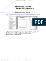 Hyster Forklift Class 3 A6w9 Pcs30ut Pcs1 5ut Operator Manual