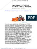 Hitachi Wheel Loader 1 18 GB ZW Series 7 2021 Parts Catalog PDF DVD