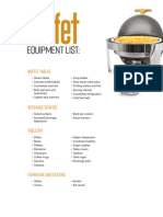 Buffet Equip List2