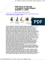 Hyster Forklift Class 4 Internal Combustion Engine Trucks Repair Manuals Updated 11 2020