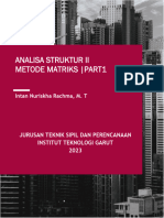 1695293790bahan Ajar - Analisa Struktur II Metode Matriks-PartI