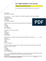 02 Electronic Spreadsheet Advanced Important Questions Answers