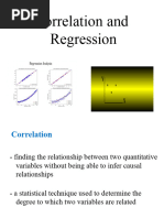 Linear Correlation and Regression