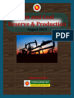 Bangladesh Gas & Coal Reserve & Production August 2023