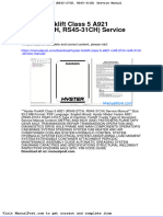 Hyster Forklift Class 5 A921 Rs45 27ch Rs45 31ch Service Manual