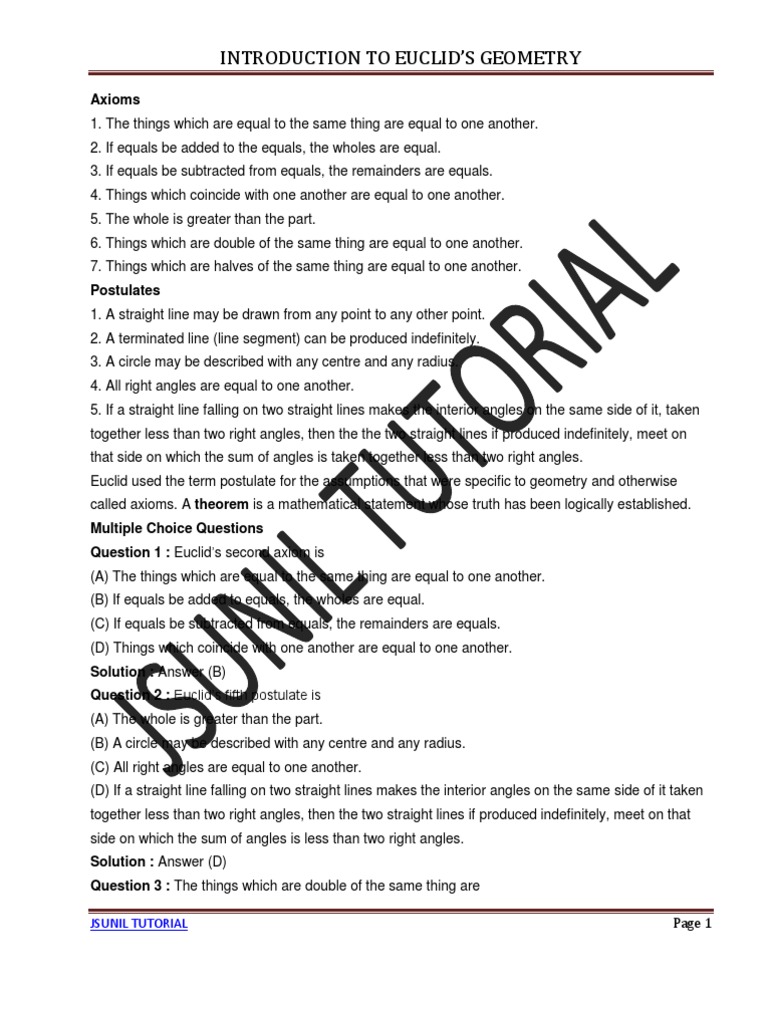 Geometry euclid and beyond image