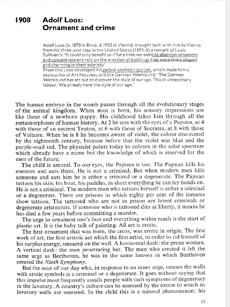 Ornament and Crime Adolf Loos PDF