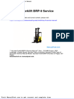 Hyundai Forklift BRP 9 Service Manual