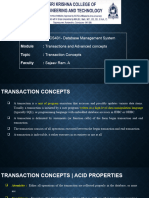 3.1 Transaction Concepts