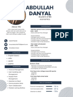 Abdullah Danyal CV PDF