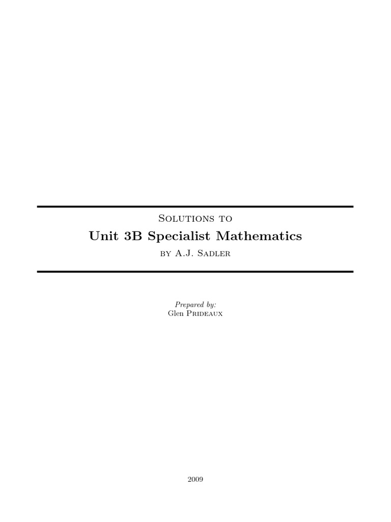 Sadler Maths Specilist 3bcombined | PDF