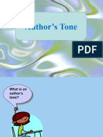 Year 7 Writer's Tone (Attitude)