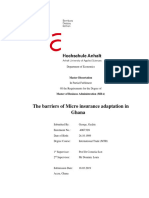 The Barriers of Micro Insurance Adaptation in Ghana - by George Gedzie