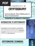 MATHEMATICS IN Cryptography