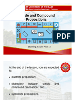 LAP 12 Simple and Compound Propositions