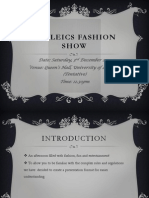 BruLeics Fashion Show Rules