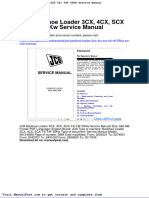 JCB Backhoe Loader 3cx 4cx SCX T4i t4f 55kw Service Manual