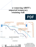 Plan for Removing ARFF’s Impacted Temporary Retaining Wall