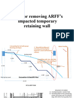 Plan For Removing ARFF's Impacted Temporary Retaining Wall