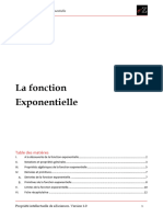 Fiche Math La Fonction Exponentielle