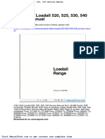 JCB Liftall Loadall 520 525 530 540 Service Manual