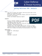 Basic PDF Word Document Analysis