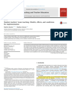 !!!student Teachers' Team Teaching Models, Effects, and Conditions