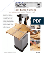 Bandsaw Table System