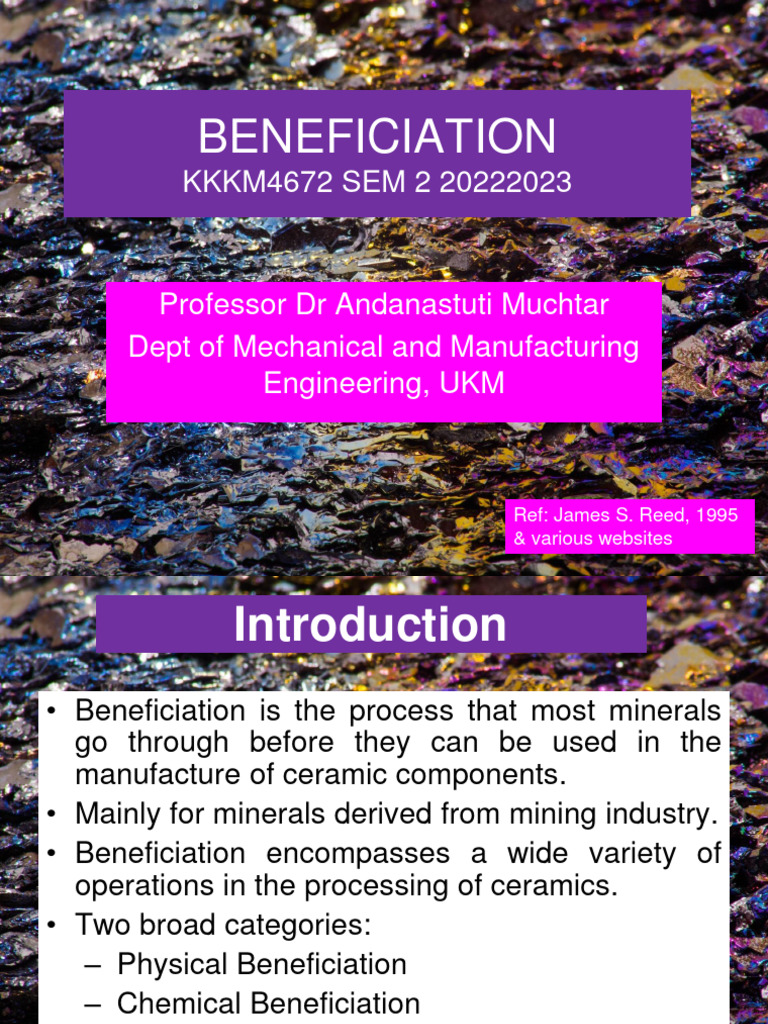 BENEFICIATION | PDF