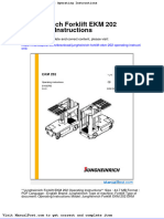 Jungheinrich Forklift Ekm 202 Operating Instructions